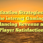 Monetization Strategies in On the internet Gaming: Balancing Revenue and Player Satisfaction